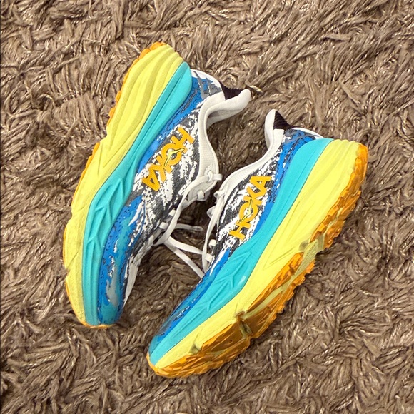HOKA ONE ONE Stinson 7 'White Evening Primrose Size 9.5 - Picture 3 of 10